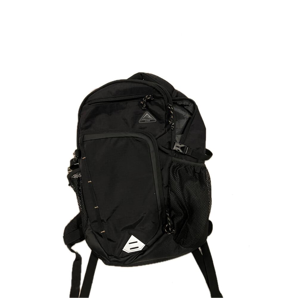 Highland Outdoor Padded Computer Black Backpack XL
